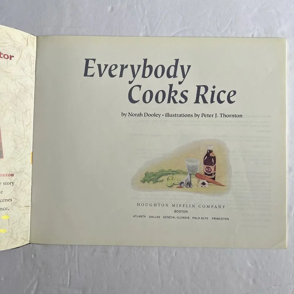 Everybody Cooks Rice Paperback Plus Childrens Book with Recipes Vintage 1996